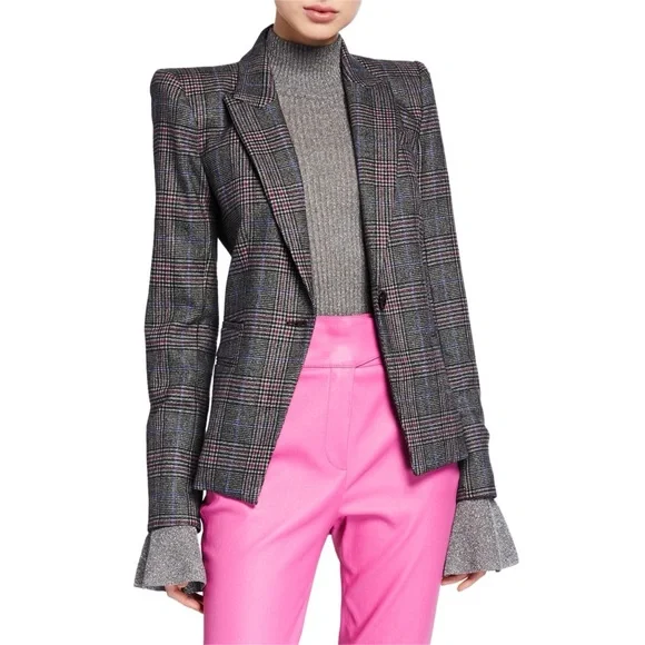 NWT Veronica BeardBrock Glen Plaid Dickey Blazer (Sz 2)